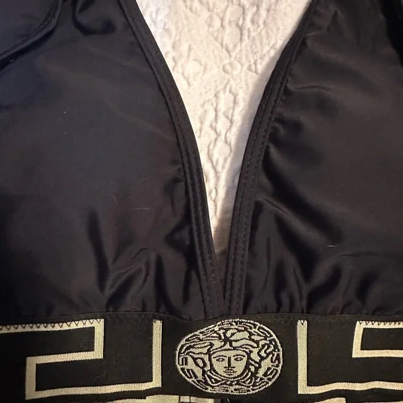 Versace black & gold swimsuit size 2 NWT - Picture 4 of 6